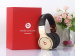 Wholesale Hot Monster Beats by Dr Dre 24K Black/White Gold pro headphones