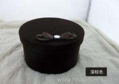 High grade round plush Chocolate Box/Gift box