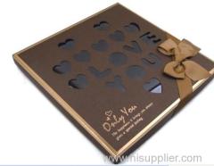 25 grids kraft paper Chocolate Box/Biscuit Box