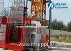 Construction Passenger Lift Hoist Double Cages Material Elevator for Bridge