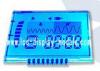 6 o'clock Blue LED Segment LCD Display module with backlight PIN connector