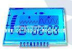 6 o'clock Blue LED Segment LCD Display module with backlight PIN connector