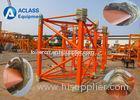 Orange Color QTZ80 / QTZ100 Tower Crane Mast Section 1.833*1.833*2.5m Block