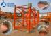 Orange Color QTZ80 / QTZ100 Tower Crane Mast Section 1.833*1.833*2.5m Block