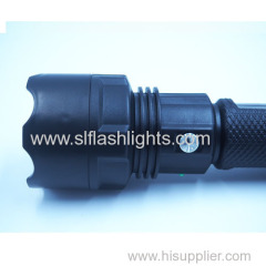 Rechargeable LED Flashlight With Laser