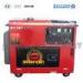 Silent type 6.5kw / 8kva Air - cooled gasoline engine generator with mute shell
