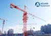 Remote Control 4 Tons Fixed Construction Tower Crane with Air Condition