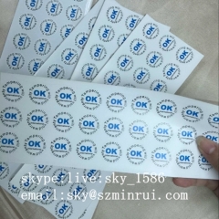 Minrui Self Destructible Tamper Evident Void Label Dia 15mm Round Security Warranty Screw Sealing Label