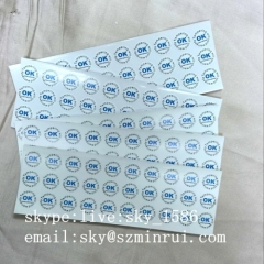 Minrui Self Destructible Tamper Evident Void Label Dia 15mm Round Security Warranty Screw Sealing Label