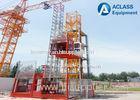 Professional Building Construction Crane Lifting Equipment With Double Cages
