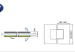 Glass Door Hinge / Shower Hinge / Deg180 Glass to Glass