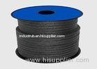 Black Teflon PTFE Packing For Sealing Material / Graphite Gland Packing Rope