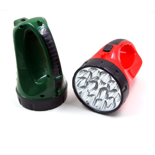 15LED plastic rechargeable emergency flashlight