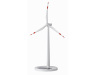 Zinc alloy and ABS plastic blades Solar Wind Turbine Model