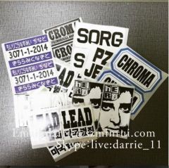 Destructible label paper manufacturer custom any design printed destructive vinyl sticker