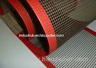 High Strength Glass Fiber Woven Fabric PTFE Mesh / Teflon Mesh Screen