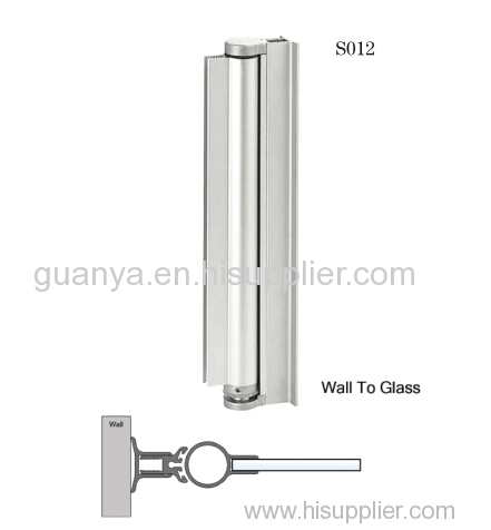 Glass Door Connecting Aluminium Profile / Wall to Glass & Wall to Glass to Glass