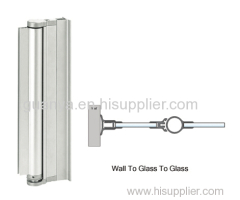 Glass Door Connecting Aluminium Profile / Wall to Glass & Wall to Glass to Glass