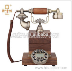Wooden Landline Old Style Telephone