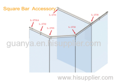 Shower Glass Clamp / Accessory Fit / Accessory Fit Connecting Bar