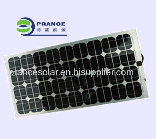 High efficiency semi flexible solar panel 60w