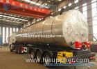 50000L 3 Axle Stainless Steel Asphalt Tank Trailer Flatbed Semi Trailer