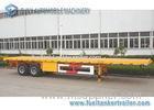 Container Transport 40FT Flat Bed Trailer 2 Axle Trailer ISO