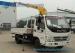 FOTON Diesel 2 Ton 4x2 Flatbed Truck With Crane 4J287C Engine