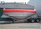 2 Axis V Shape 30m3 Cement Powder Trailer Container Semi Trailer