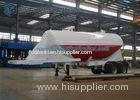 Customized 24m3 Tandem Axle Utility Trailer Cement Powder Trailer For Cement