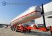 Aluminum Alloy 5083 Tri-Axles Semi Dry Bulk Tank Trailer With Cylinder shaped