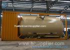 Professional Horizontal Cement Tank Container 20FT Dry Bulk Tanker GB/T16563-1996