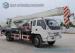 White 4X2 Foton Contruction Crane Mounted Truck 4 Ton With Euro 4 Emission Standard