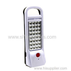 32LED Plastic Rechargeable Emergency Flashlight