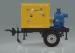 Mobile Flood prevent Diesel Engine Water Pumps split case type 160m3 / hour 16M head