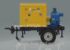 Mobile Flood prevent Diesel Engine Water Pumps split case type 160m3 / hour 16M head