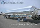 High Capacity DOT Ellipse Two Axle Oil Tank Trailer 35000L Without Painting