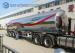 Customized 40000L Aluminum 5454 Tank Semi Trailer Three Axle Trailers