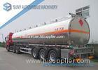 Mechanical / Pneumatic Loading Tri-Axle FUWA Oil Tank Trailer 50000L