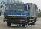 2 axle Dongfeng Compression Garbage Trucks Double Row 190hp
