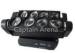 High Speed LED Spider Beam Moving Head Light Double Lane Four Eyes 4-in-1
