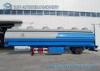 Transportation 48000L Q345 Mild Steel Oil Tank Trailer 3 Axle