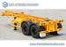 20ft 25 Ton Flatbed Semi Trailer Skeleton Semi Trailer With Mechanical Suspension