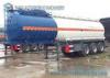 Tri-axle 35000L Ammonia water Chemical Tank trailer Q345 / Q235