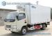 Colored Dongfeng 3T / 5T Refrigerated Box Truck 4x2 10m3-14m3