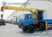 12 Ton Telescopic Boom Straight Arm Truck Mounted Crane 14600 mm Working Radius