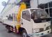 Knuckle Boom 1 Ton Crane Mounted Truck 4230mm Max Working Radius