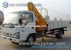 4 X 2 Isuzu 3000KG Diesel Crane Mounted Truck With Knuckle Boom