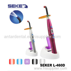 high light intensity LED Curing light SEKER L-460 with Double wavelength let teeth return Natrual color