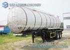 High Capacity 32000L Cylinder Flue Heating Asphalt Tank Trailer 2 Axle